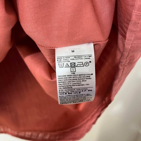 Bananna Republic NWT Cottagecore Mini Shift Dress in Dusty Cedar [size M] - Picture 9 of 10